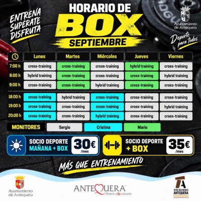 Horario Box Septiembre