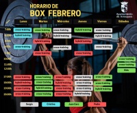 Horario Box mes de Febrero