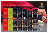 Horario Febrero