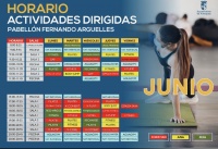 HORARIO DE ACTIVIDADES MES DE JUNIO