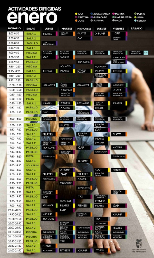 Horario Enero