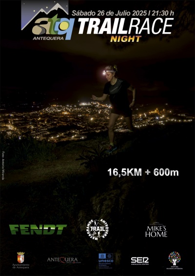 La 'Antequera TrailRace Night' se celebrará el 26 de julio como