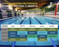 NUEVOS HORARIOS MARZO PISCINA