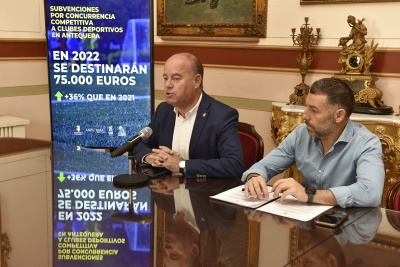 El Ayuntamiento de Antequera aumenta hasta los 75.000 euros las subvenciones a c