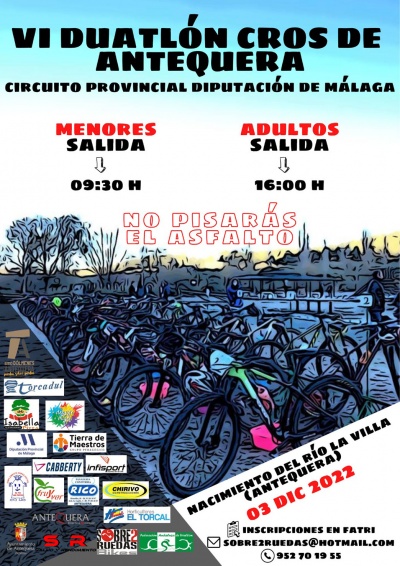 VI Duatlón Cross de Antequera y el III Duatlón Cross de Menores