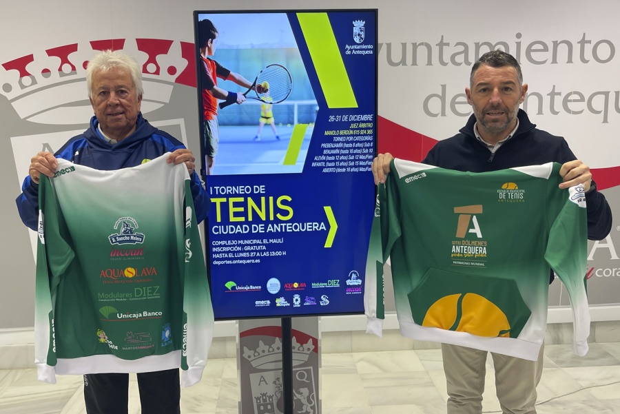 El Complejo Municipal El Maulí acogerá del 26 al 31 de diciembre el II Torneo de Tenis Ciudad de Antequera que contará además con inscripción gratuita