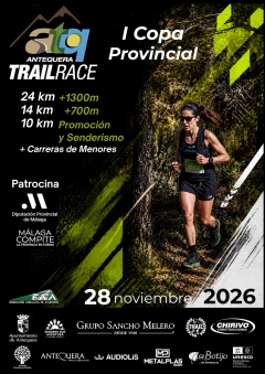 La V Antequera Trail Race se celebrará el 28 de noviembre y abrirá sus inscripciones este martes 15 de septiembre