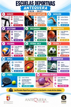 Información de las Escuelas Deportivas